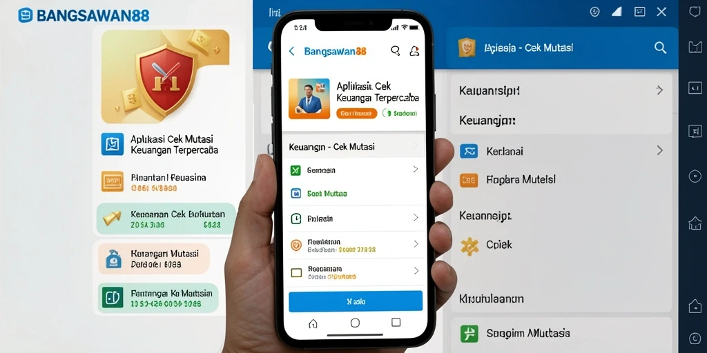 Tampilan antarmuka BANGSAWAN88 untuk Cek Mutasi Keuangan.