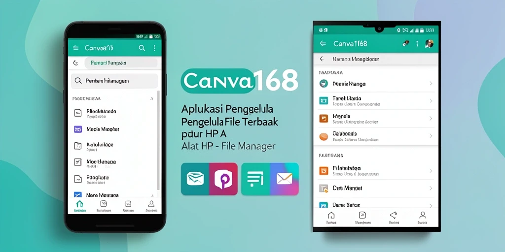 Tampilan antarmuka <strong>CANVA168</strong> sebagai aplikasi File Manager yang efisien.