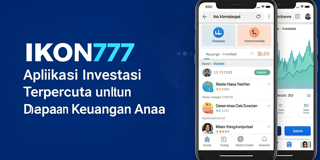 Antarmuka pengguna IKON777 menunjukkan data investasi secara jelas dan informatif.