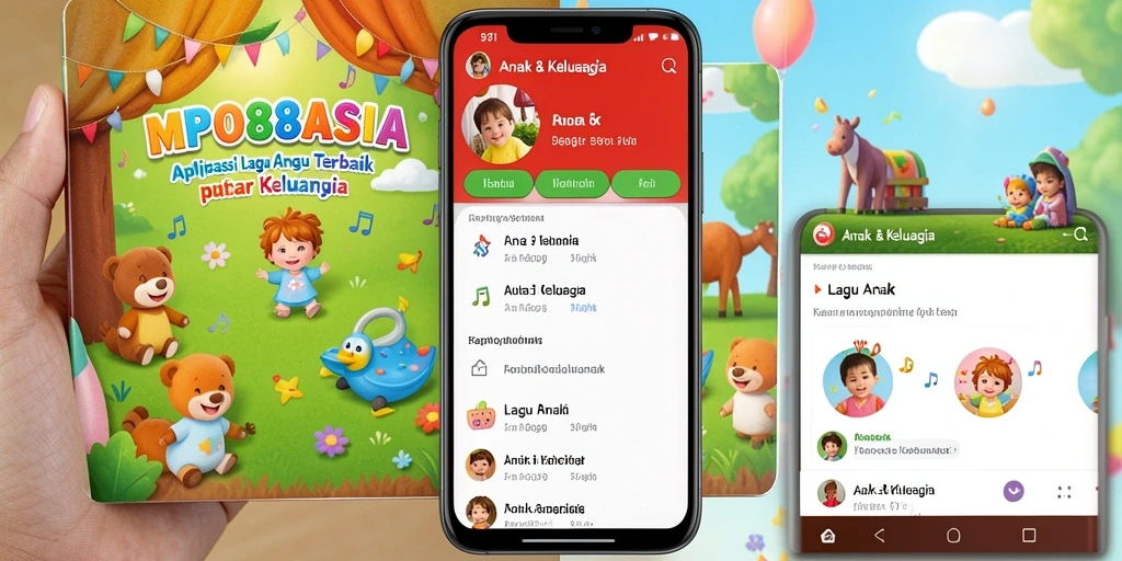 Tampilan antarmuka MPO88ASIA dengan lagu-lagu anak yang ceria.