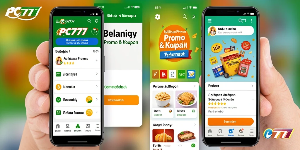 Tampilan antarmuka aplikasi PC777 yang intuitif dan menarik.