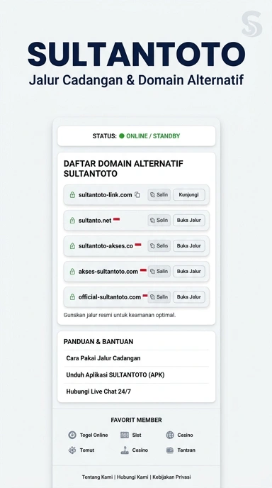 Link Alternatif Sultantoto untuk Pengguna Android