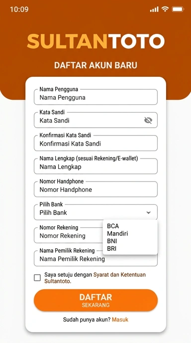 Panduan Buat Akun Baru Sultantoto untuk Pengguna Android