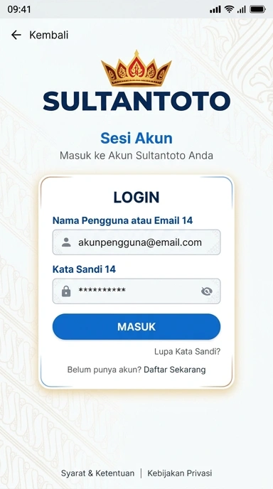 Masuk ke Akun Sultantoto Untuk Pengguna Android