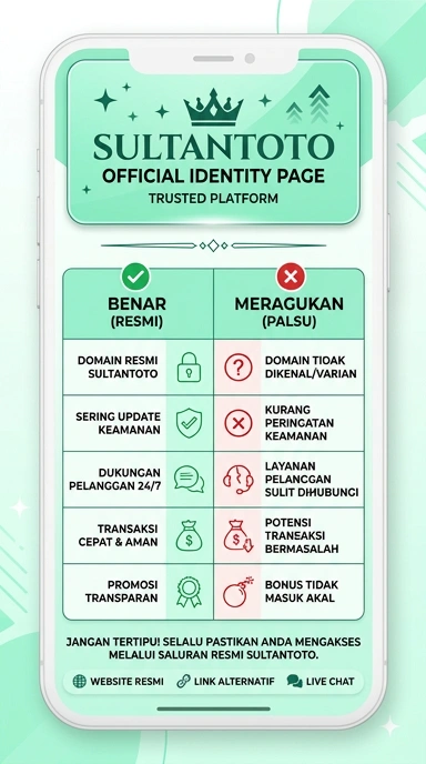 Kanal Resmi Sultantoto untuk Pengguna Android